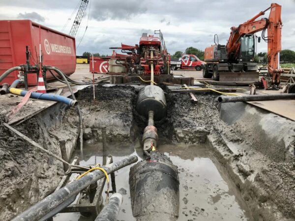 Record 1000 millimeter buisdiameter in Volendam