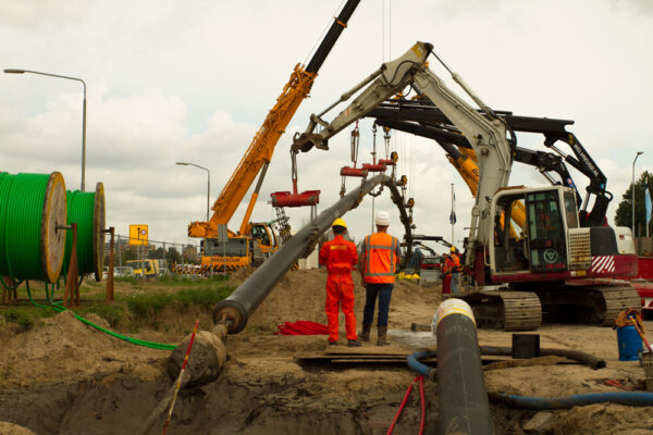 Aanleg transportnetwerk restwarmte Dordrecht