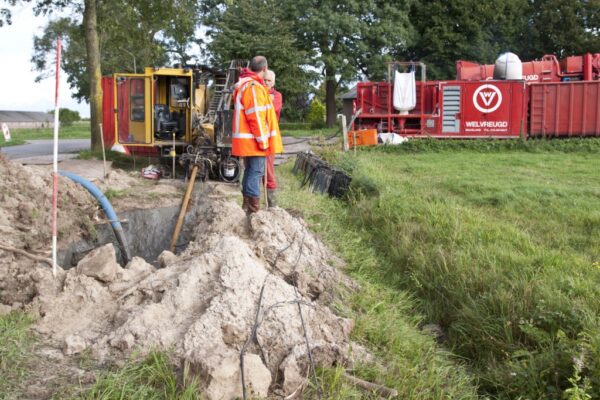 Gestuurde boring van 300 meter