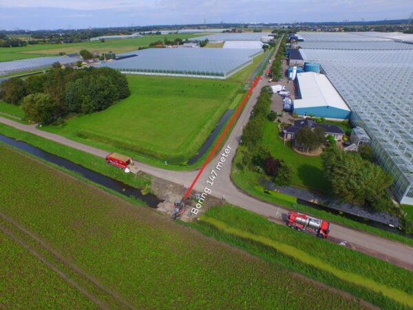 Gestuurde boringen tbv aardwarmteproject Vierpolders