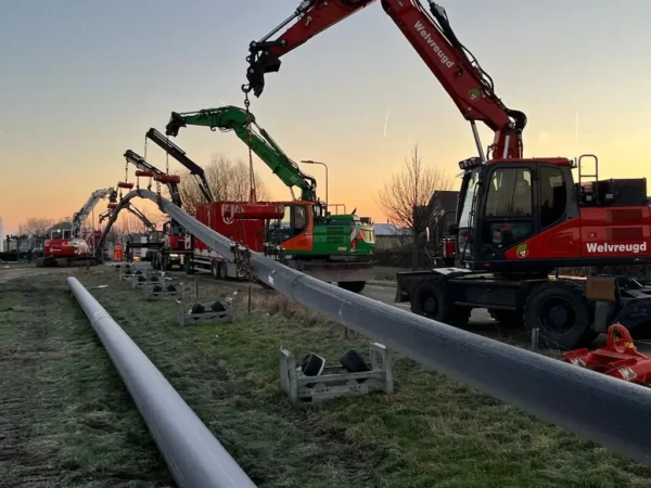 Aardwarmte Tracé van bijna twee kilometer